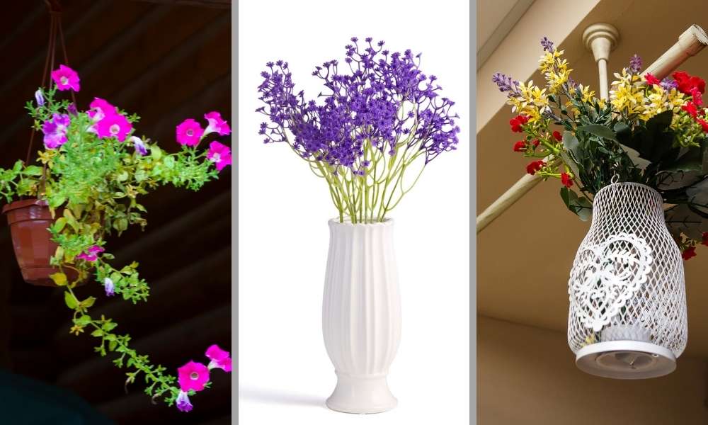 Hanging Vases to decorate room with simple things