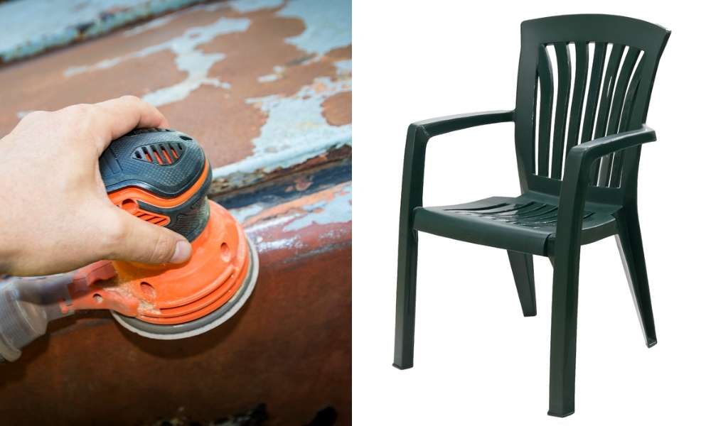 Remove All The Rust to paint plastic furniture