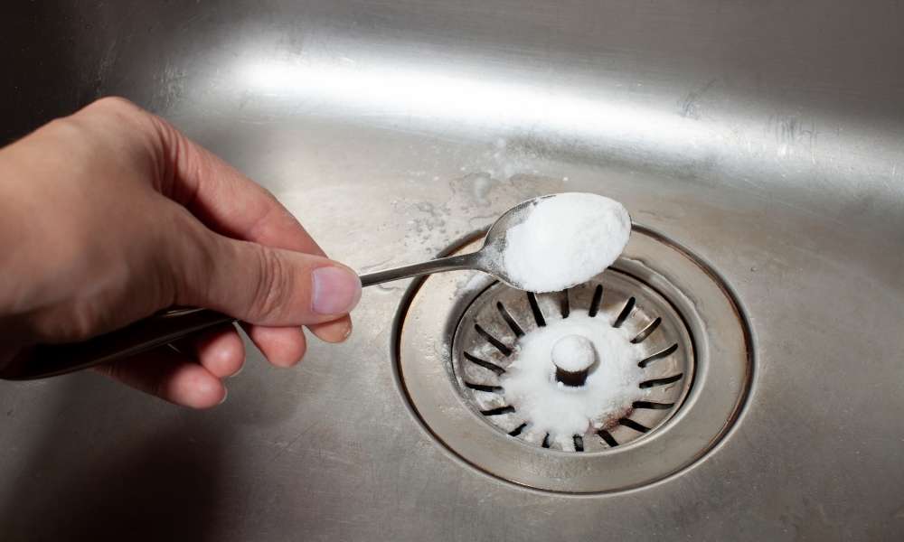 Sprinkle Baking Soda All Over The Sink