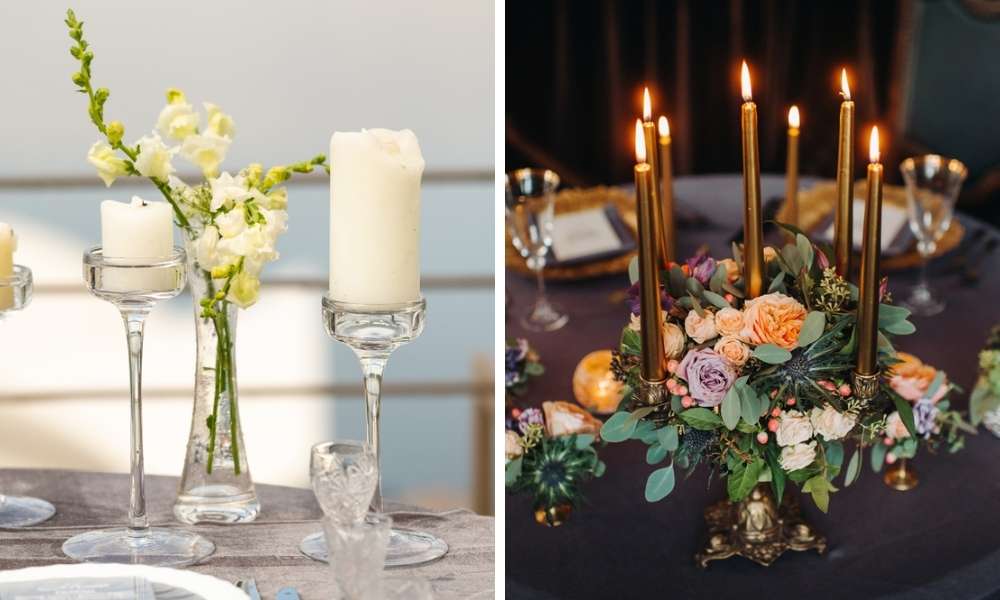 Turn Your Candlesticks Into A Centerpiece