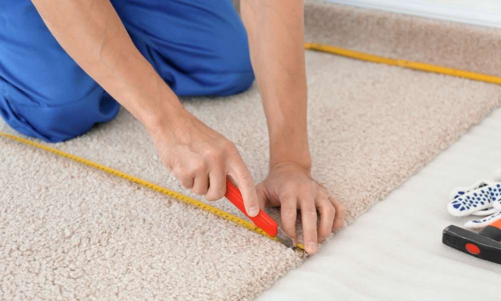Scrape, Freeze Or Use A Putty Knife To Remove Solids Stuck On A Carpet