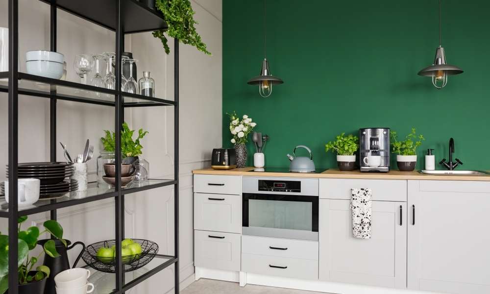 decorating Countertops With Green Elements