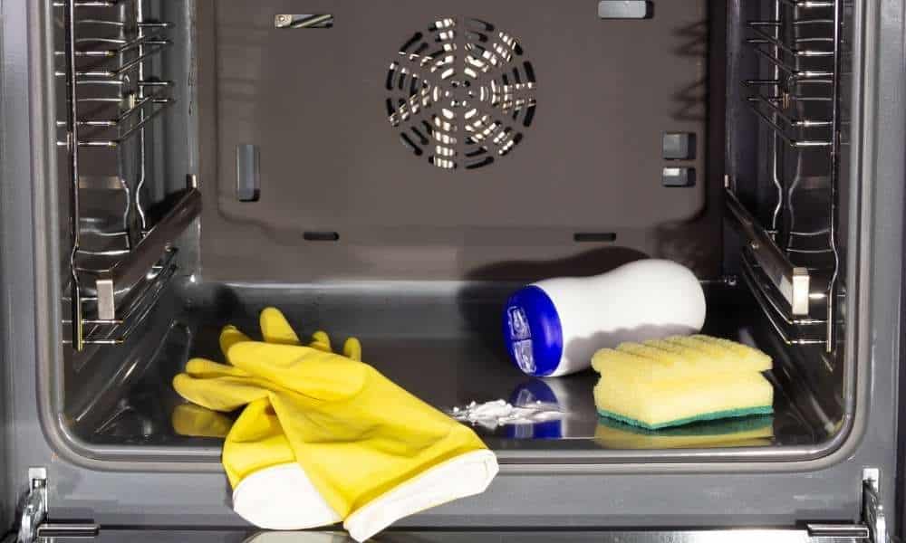 Use oven cleaner