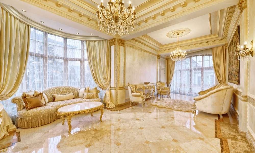 Gold Living Room 