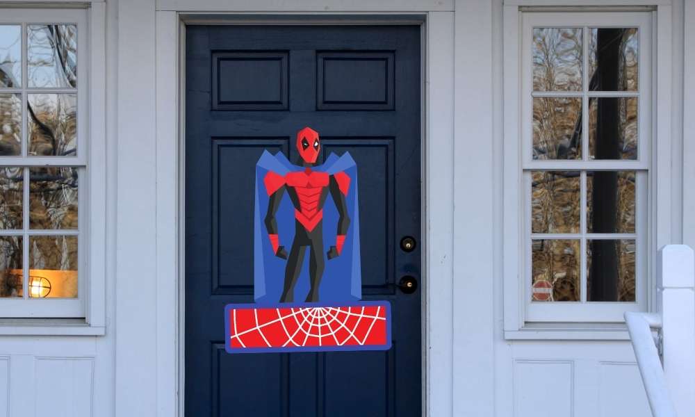 Create Unique Spiderman Door Design