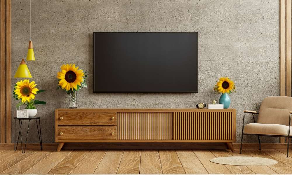 Sunflower In  TV Stand