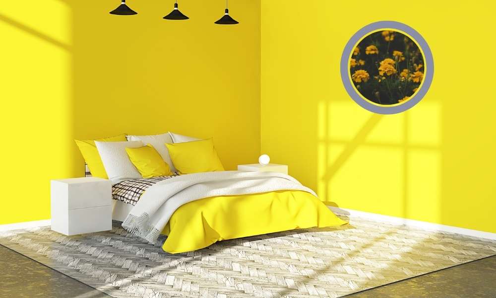 Why Grey And Yellow bedroom ?