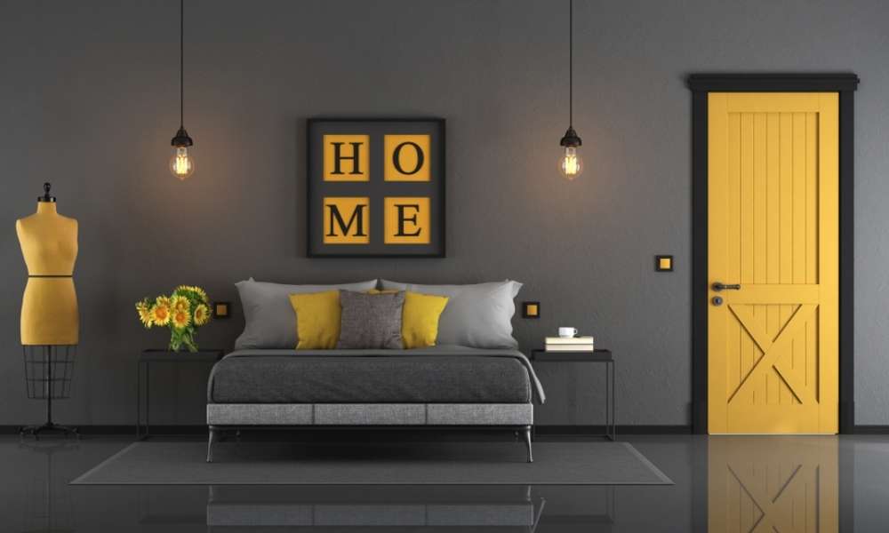 Grey And Yellow Bedroom Ideas