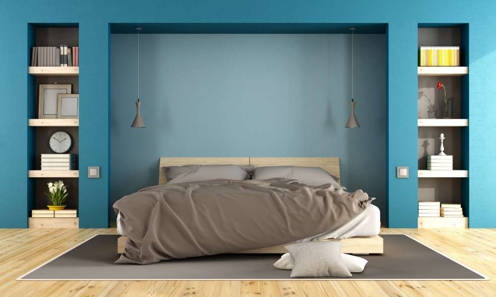 Blue Bedroom Storage
