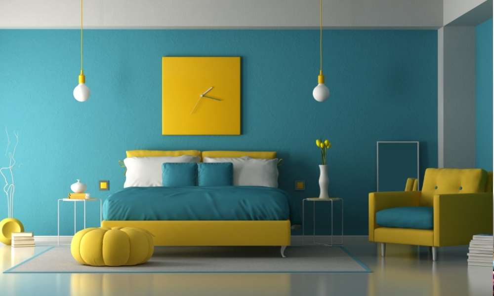 Blue And Gold Bedroom Tidying Tips
