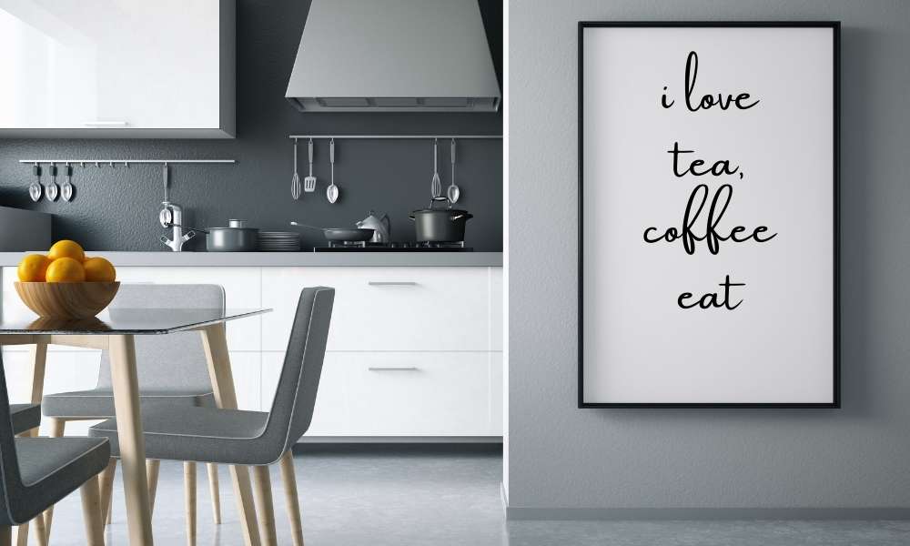Words Kitchen Accent Wall