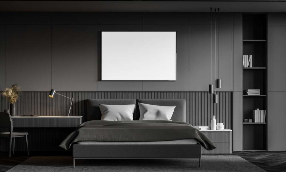  Bedroom With Grey Walls for Grey And Yellow Bedroom Ideas