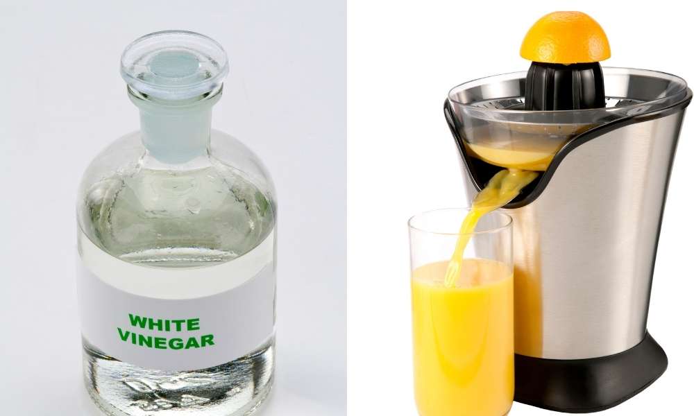White Vinegar  to clean a juicer