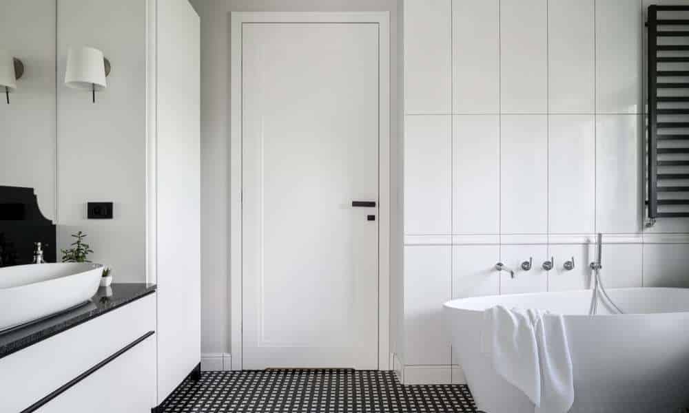Bathroom White Door