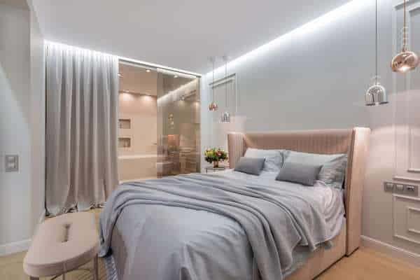 Overhead Light for Taupe Bedroom Ideas