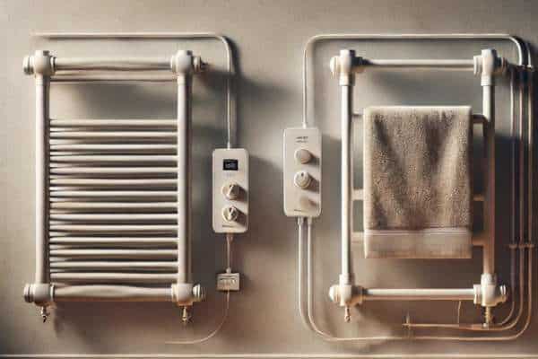 Electric vs. Hydronic Towel 
