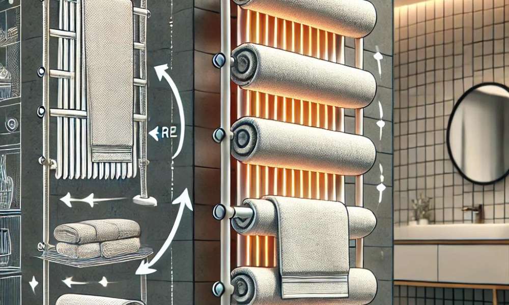 How does a towel warmer work?